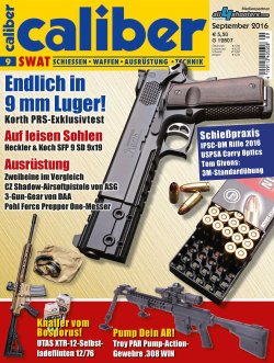 caliber 9/2016 caliber 9/2016 Titelbild mit Themenübersicht.