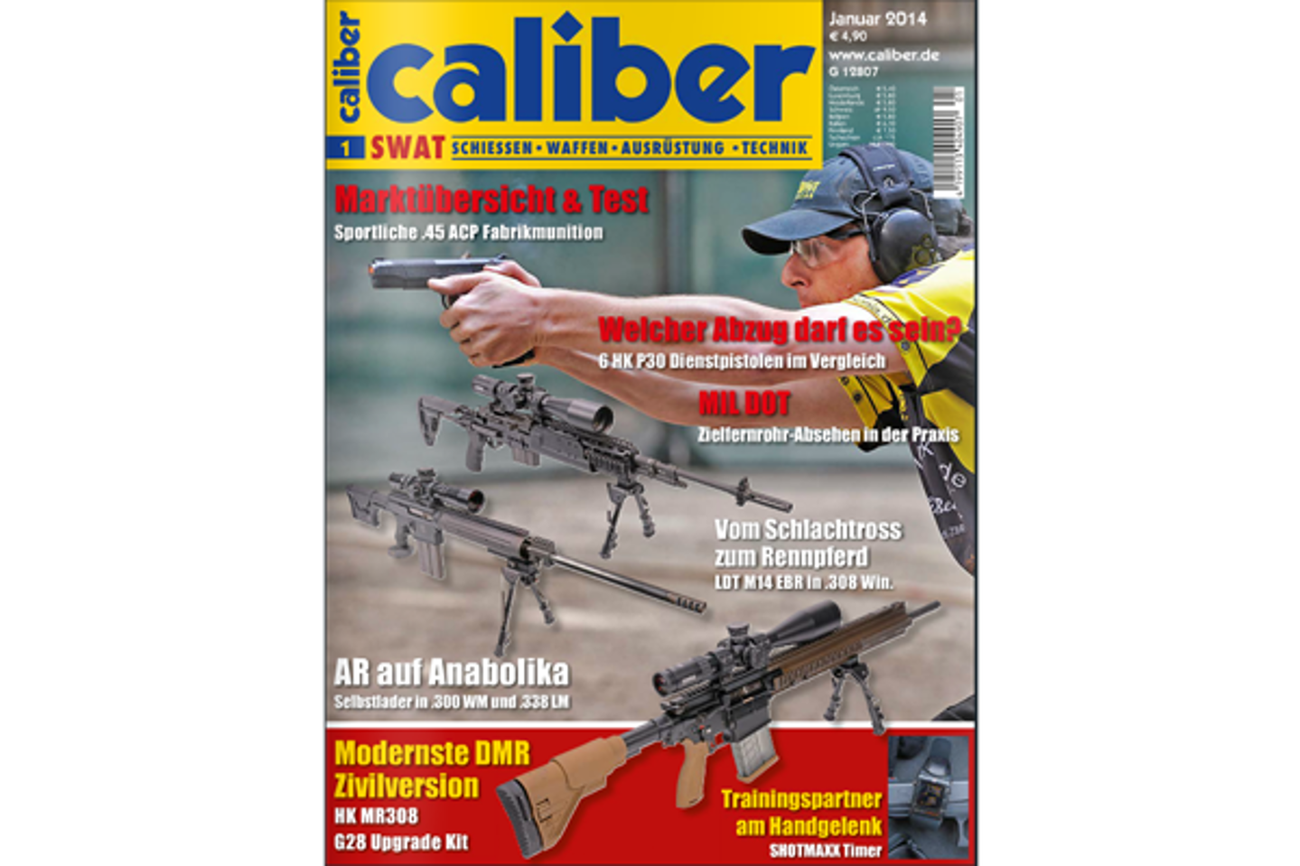 caliber Januar-Ausgabe 2014 ab heute am Kiosk