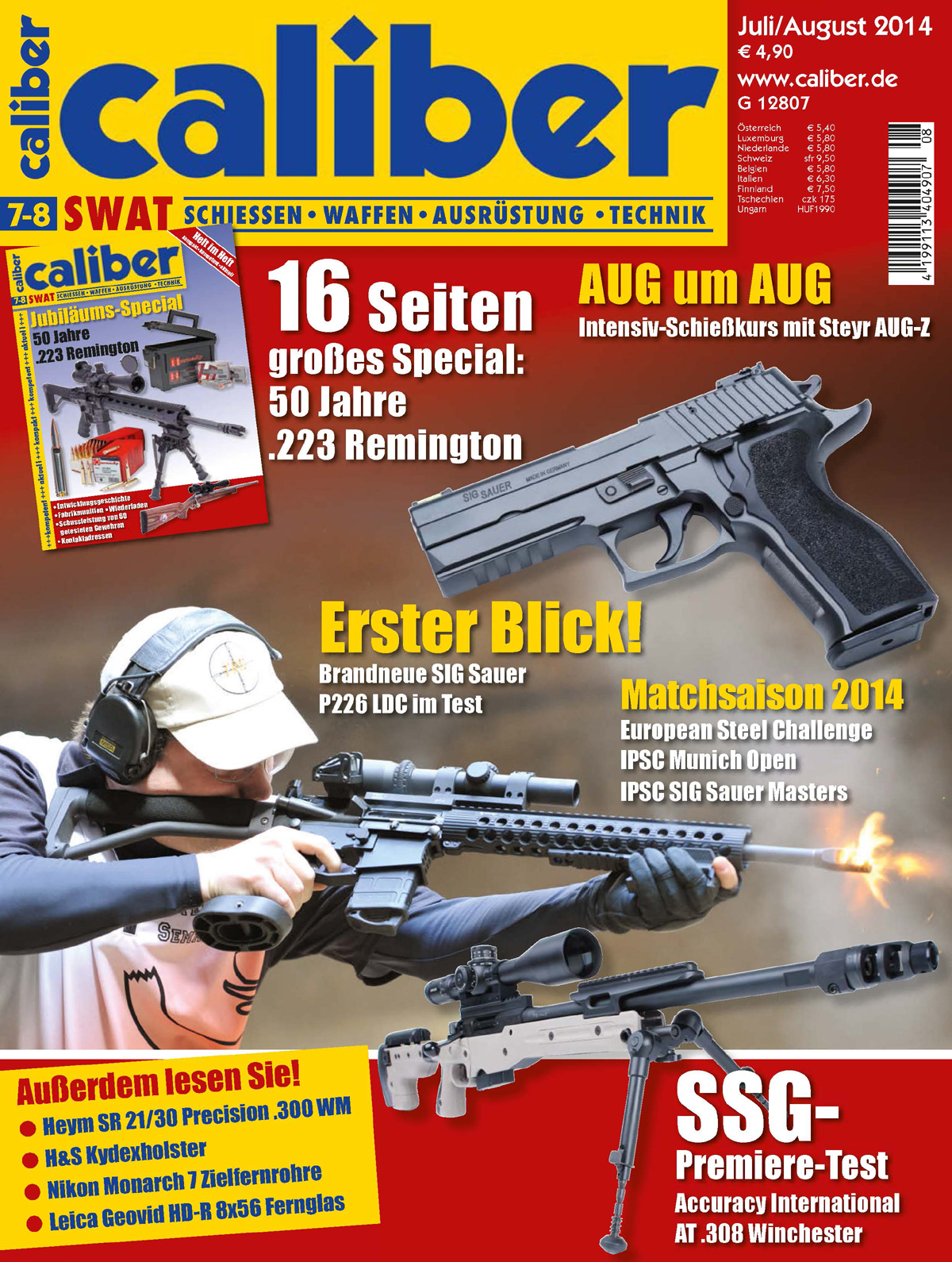 sig-sauer: caliber Juli/August 2014 - jetzt im Handel!