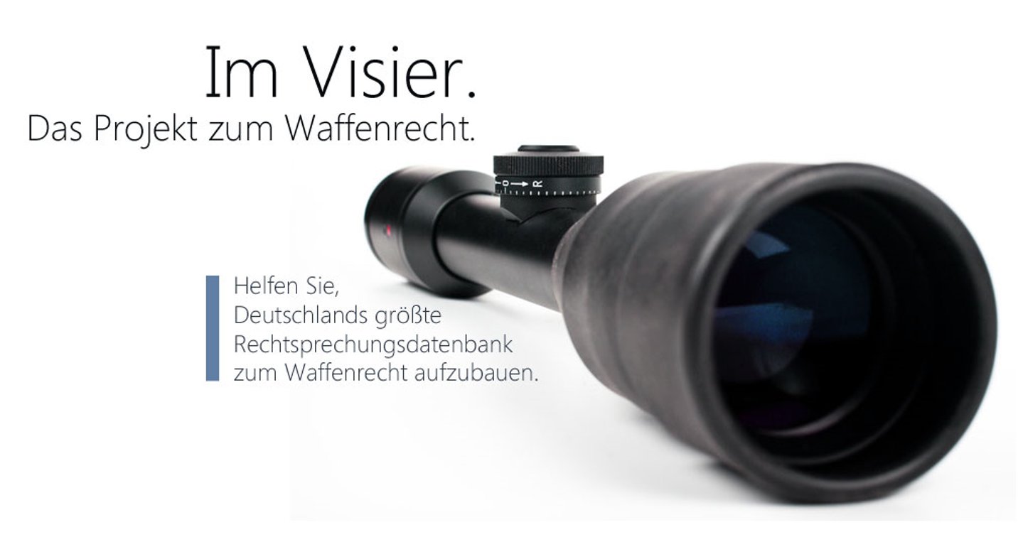 Crowdfunding: Datenbank für Waffenrecht Crowdfunding: Datenbank für Waffenrecht