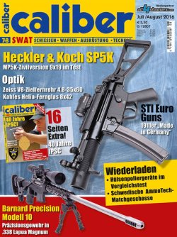 caliber 7+8/2016 Die Titelseite von caliber 7+8/2016.