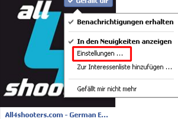 Alle Facebook-posts von all4shooters.com und all4hunters.de