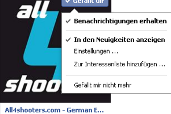 Alle Facebook-posts von all4shooters.com und all4hunters.de