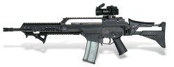 Ein Großteil der ausgestellten HECKLER & KOCH Kurz- und Langwaffen stehen permanent im MSZU als Testwaffen zur Verfügung. Ein Großteil der ausgestellten HECKLER & KOCH Kurz- und Langwaffen stehen permanent im MSZU als Testwaffen zur Verfügung.