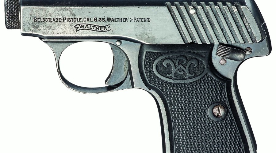 Walther Modell 2 mit Ladeanzeiger "Springkimme".