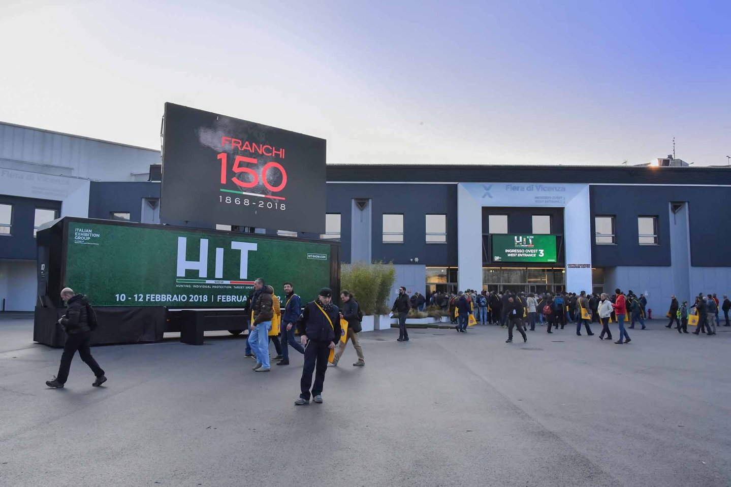 Entrance of HIT Show at Vicenza