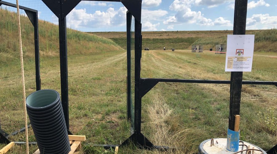 Matchbericht: Französische Meisterschaften IPSC Rifle 2018 Aufbau der Stage 14 der Französischen Meisterschaften IPSC Rifle 2018