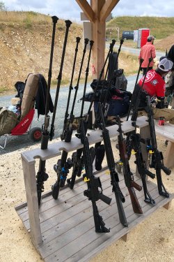 Matchbericht: Französische Meisterschaften IPSC Rifle 2018 Waffen der IPSC-Schützen bei der Französischen Meisterschaften IPSC Rifle 2018