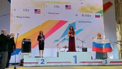 1. IPSC Rifle WM in Russland Siegerehrung der Damen bei der IPSC Rifle WM in Russland
