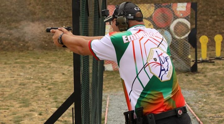 Schütze bei der IPSC WM 2017 in Frankreich