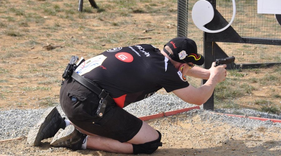 Schütze Michael Hoiss bei der IPSC WM 2017