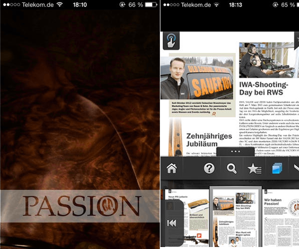 rws-munition: Das Jagdmagazin PASSION gibt’s jetzt auch als App