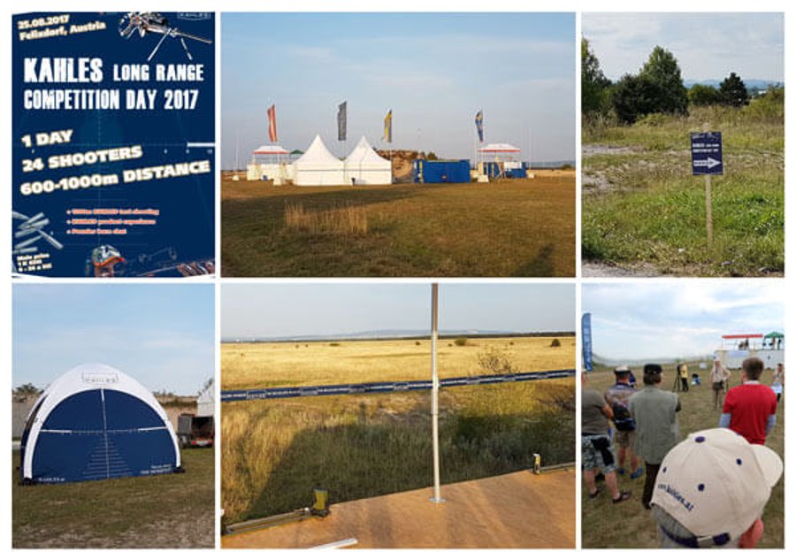 KAHLES Long Range Competition Days 2018: Event für Sportschützen Zelte beim KAHLES Long Range Competition Day 2017