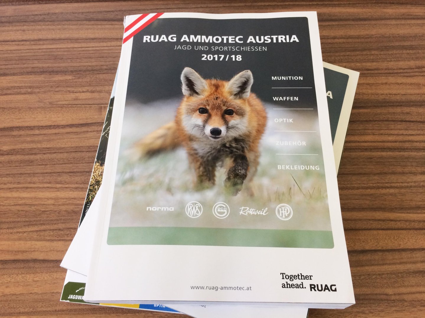 Neuer RUAG Ammotec Austria Katalog 2017/2018 Katalog 2017/2018 der RUAG Ammotec Austria GmbH für Jäger und Sportschützen