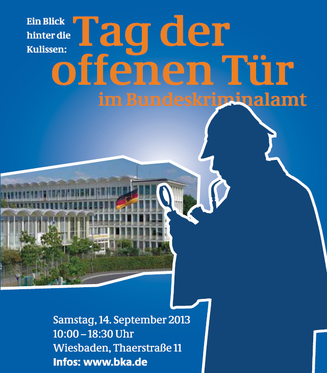 14.9.2013 Tag der offenen Tür im Bundeskriminalamt