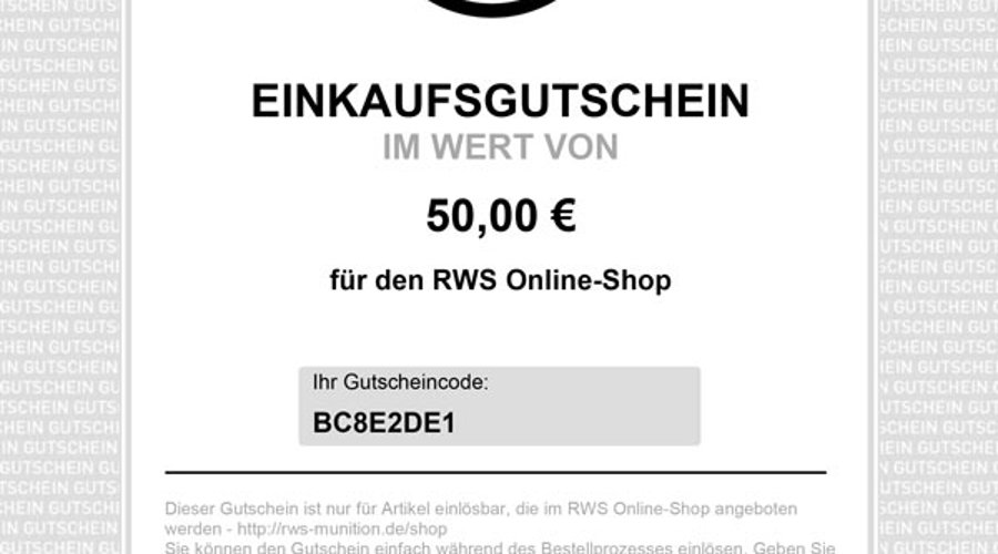 RWS Online-Shop_Geschenkgutschein 50 EUR RWS Online-Shop_Geschenkgutschein 50 EUR
