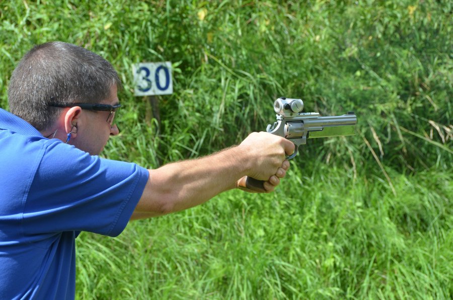 Güstrow Steel Challenge 2017 Bericht und Ergebnisse Smith & Wesson Revolver bei der Steel Challenge