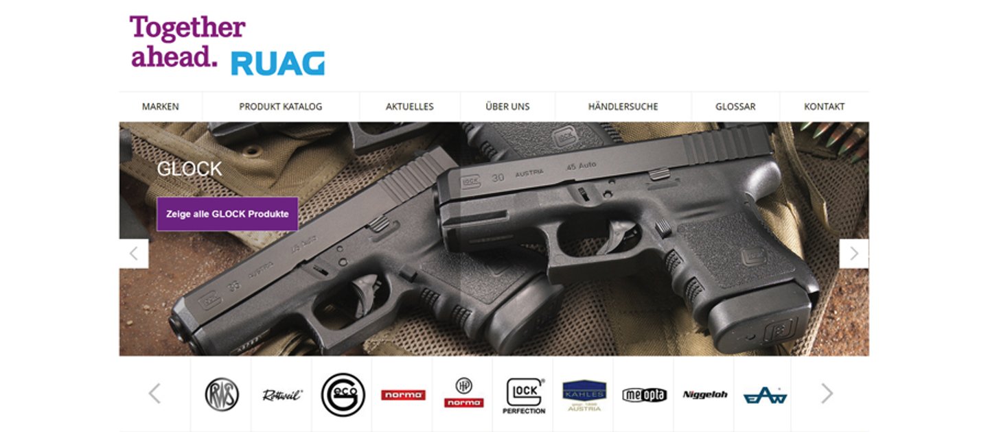 Neue Website: www.ruag-ammotec.at Neue Website: www.ruag-ammotec.at