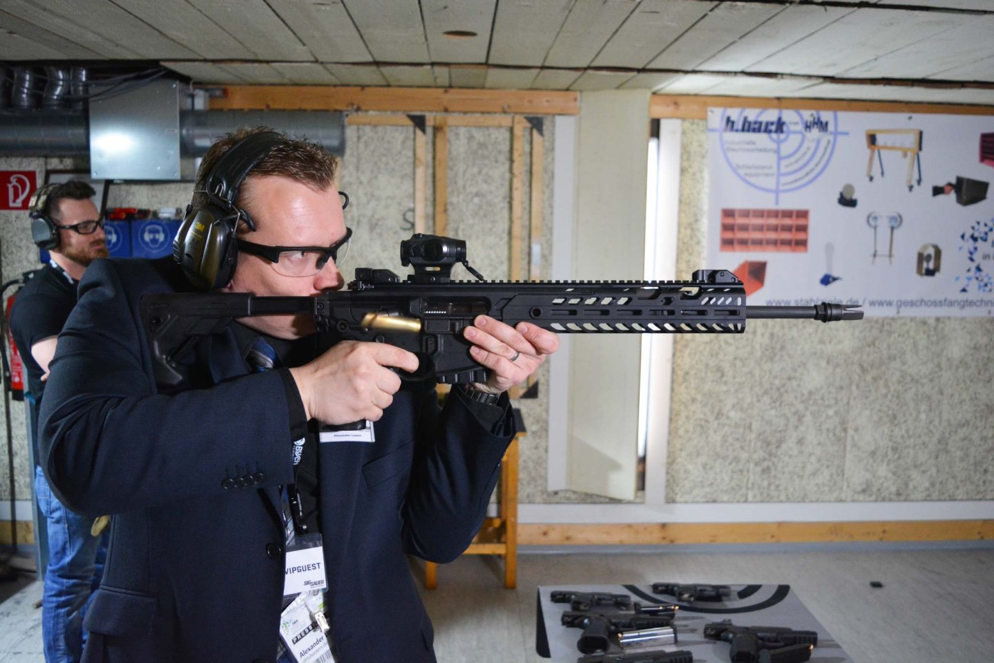 SIG Sauer Range Day auf der IWA 2018 SIG Sauer MCX Virtus beim Range Day 2018