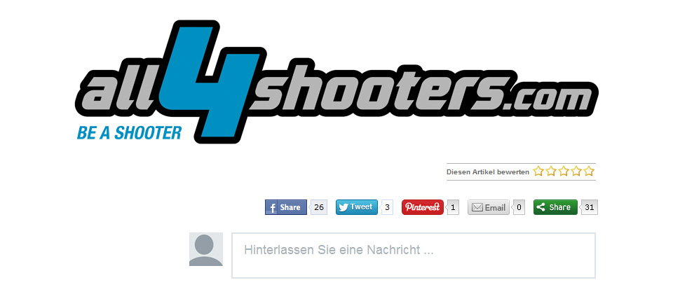 Neue Funktionen bei all4shooters.com