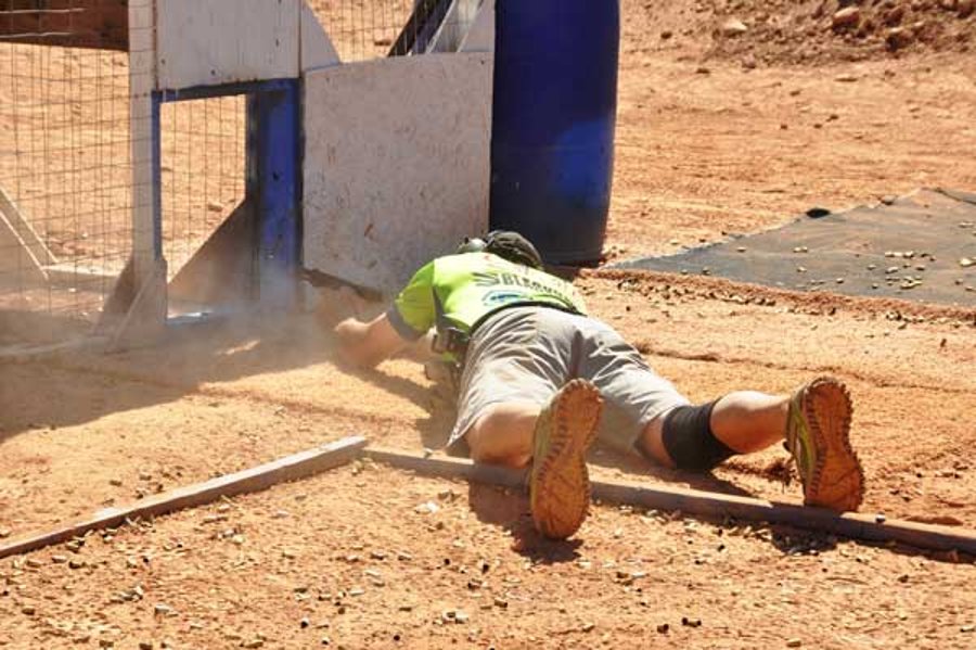 USPSA Iron Sight Nationals 2017: Bericht und Ergebnisse Liegende Schießposition beim USPSA Match