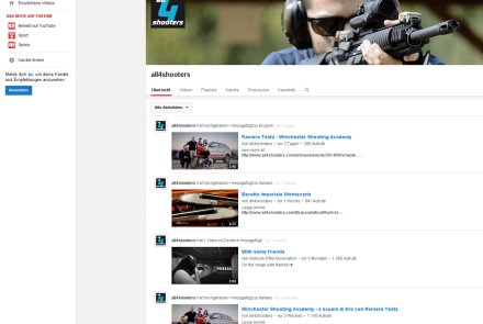 Videos der GRA jetzt auch im all4shooters YouTube Channel Videos der GRA jetzt auch im all4shooters YouTube Channel
