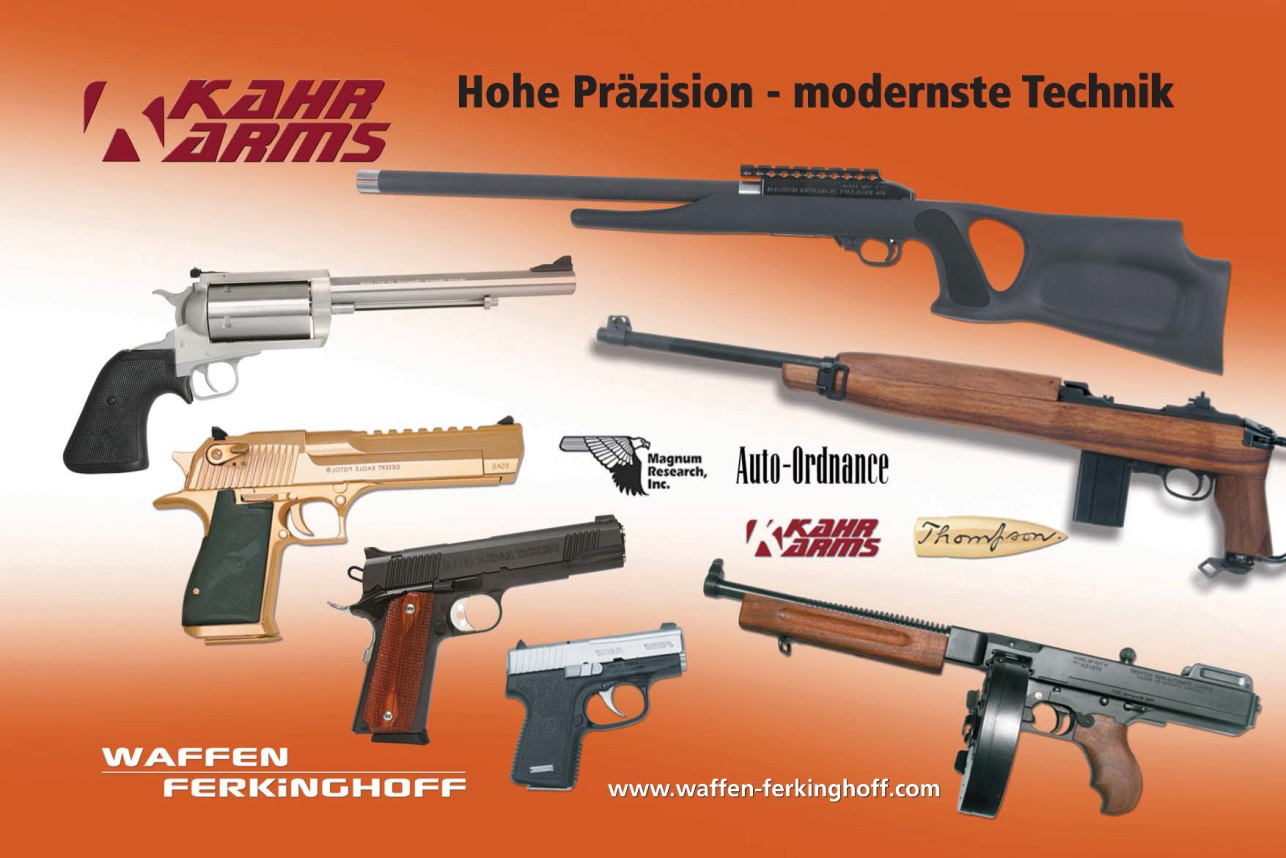 pistole: Waffen Ferkinghoff wird Generalimporteur von Kahr Firearms für Europa