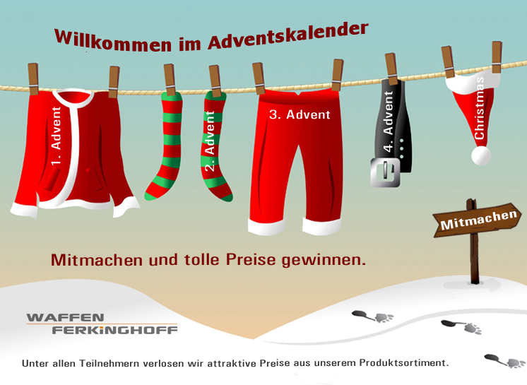 revolver: Adventsgewinnspiel bei WAFFEN FERKINGHOFF