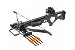 Ausrüstung fürs Armbrustschießen – Armbrustsport mit 4komma5 Recurve-Armbrust Man Kung Hawk XB25.