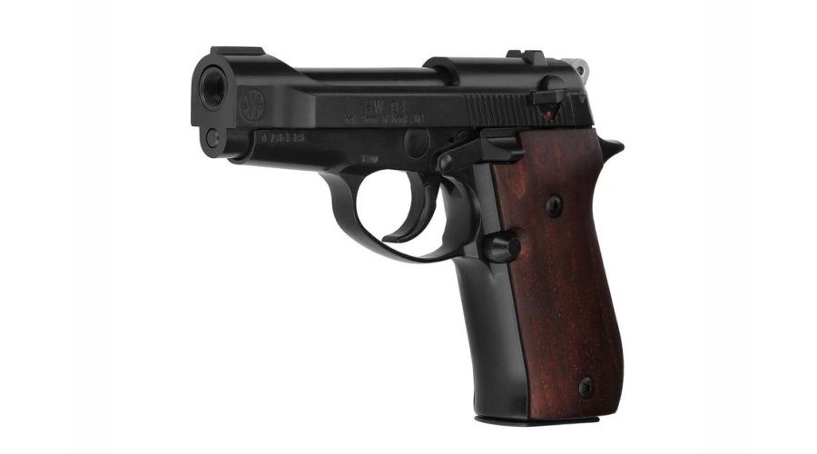 HW94 von Weihrauch brüniert mit Holzgriffschalen.