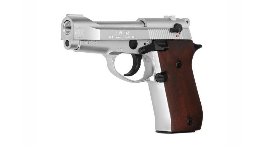 Weihrauch HW94 Steinless mit Holzgriffschalen.
