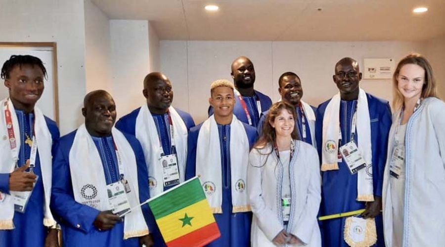 Die senegalesische Olympia-Delegation.