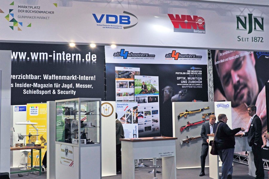 Marktplatz für Büchsenmacher Stand auf der IWA 2016