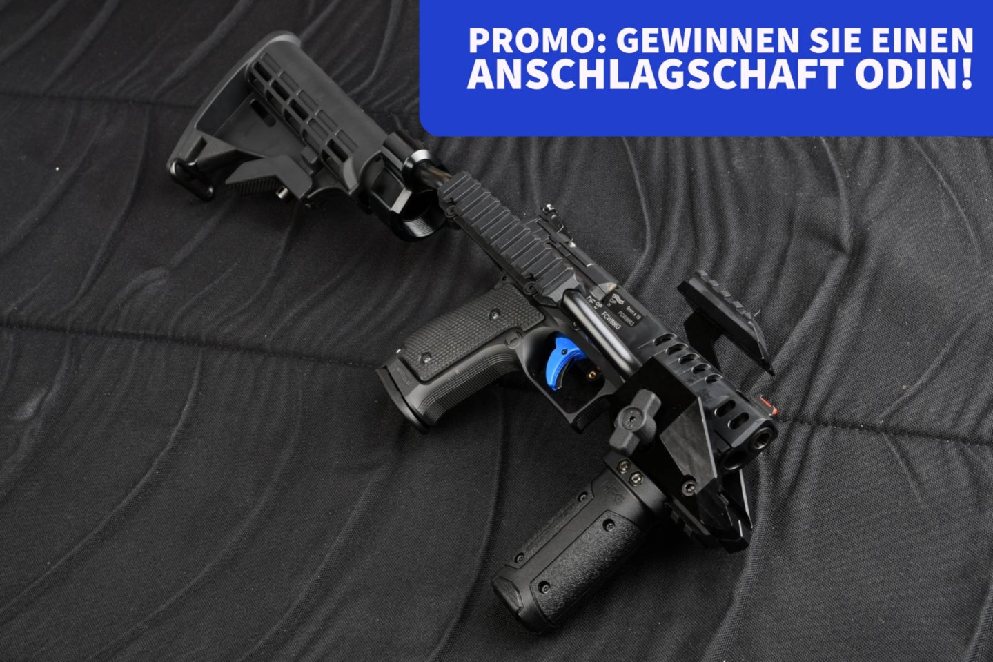 Gewinnspiel: Newsletter von Anschlagschaft.de abonnieren und einen Donaustahl ODIN gewinnen! Donaustahl ODIN mit Walther Q5 Match SF