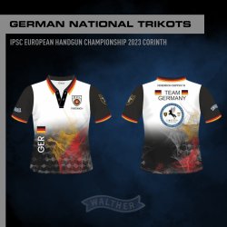 Das im IPSC erfolgreiche Team Walther im Überblick und wie Sie am Tag der offenen Tür der Carl Walther GmbH am 16. und 17. Juni 2023 in Ulm teilnehmen können. Walther spendiert jedem Schützen des deutschen EM-Kaders für die IPSC-EM in Korinth zwei Trikots.