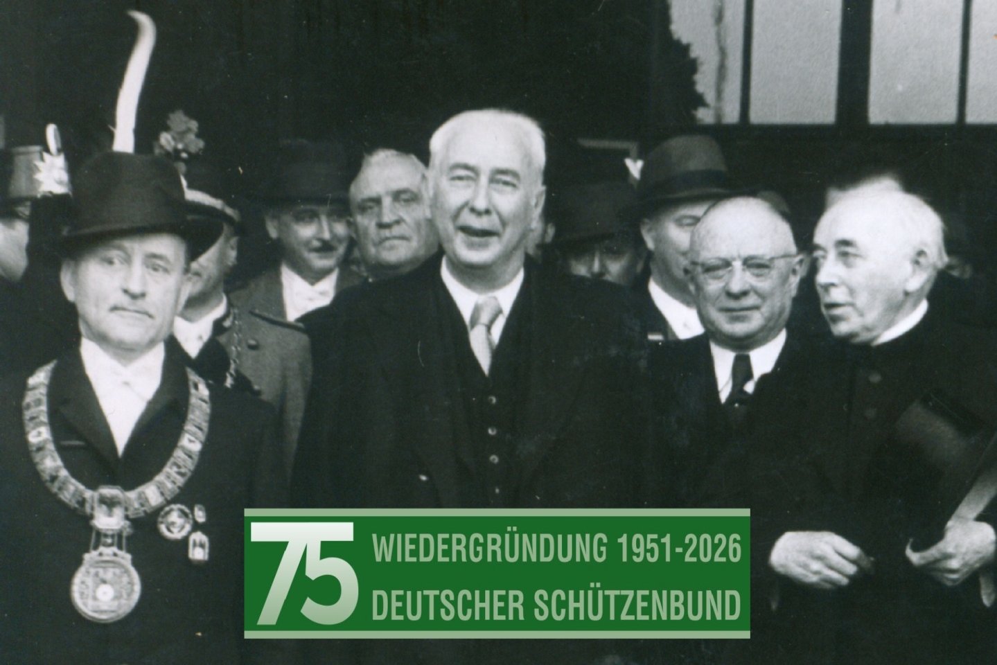 Wiedergründung des DSB 1951 mit Bundespräsident Heuss