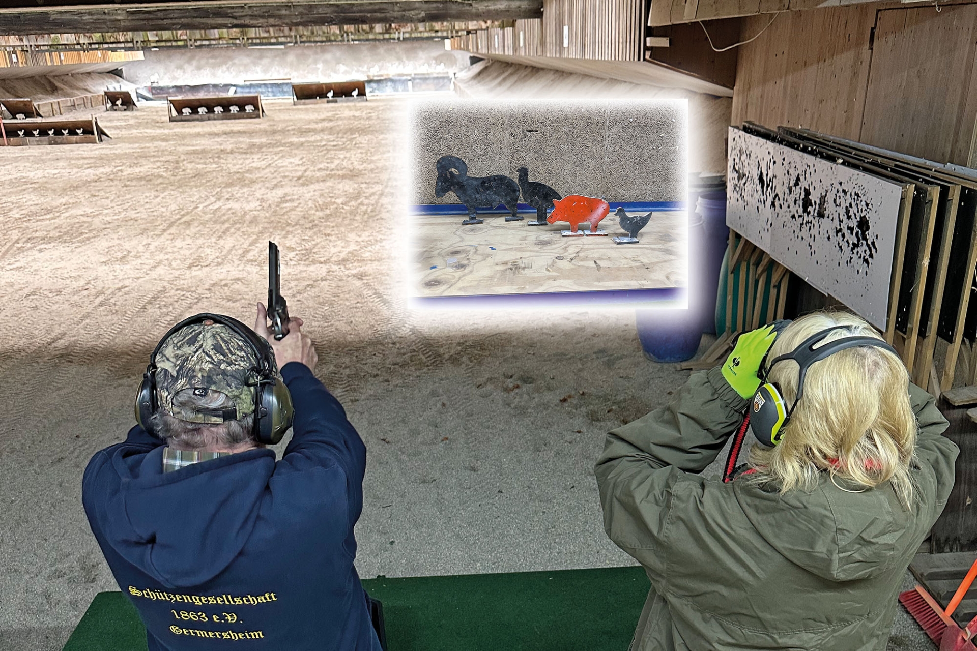 sportschuetzen: Deutsche Meisterschaft Silhouette des Bund Deutscher Sportschützen (BDS) in Philippsburg