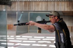 14. Deutsche Meisterschaften IPSC Rifle 2019 Kenneth Handberg schießt auf der DM IPSC Rifle 2019.