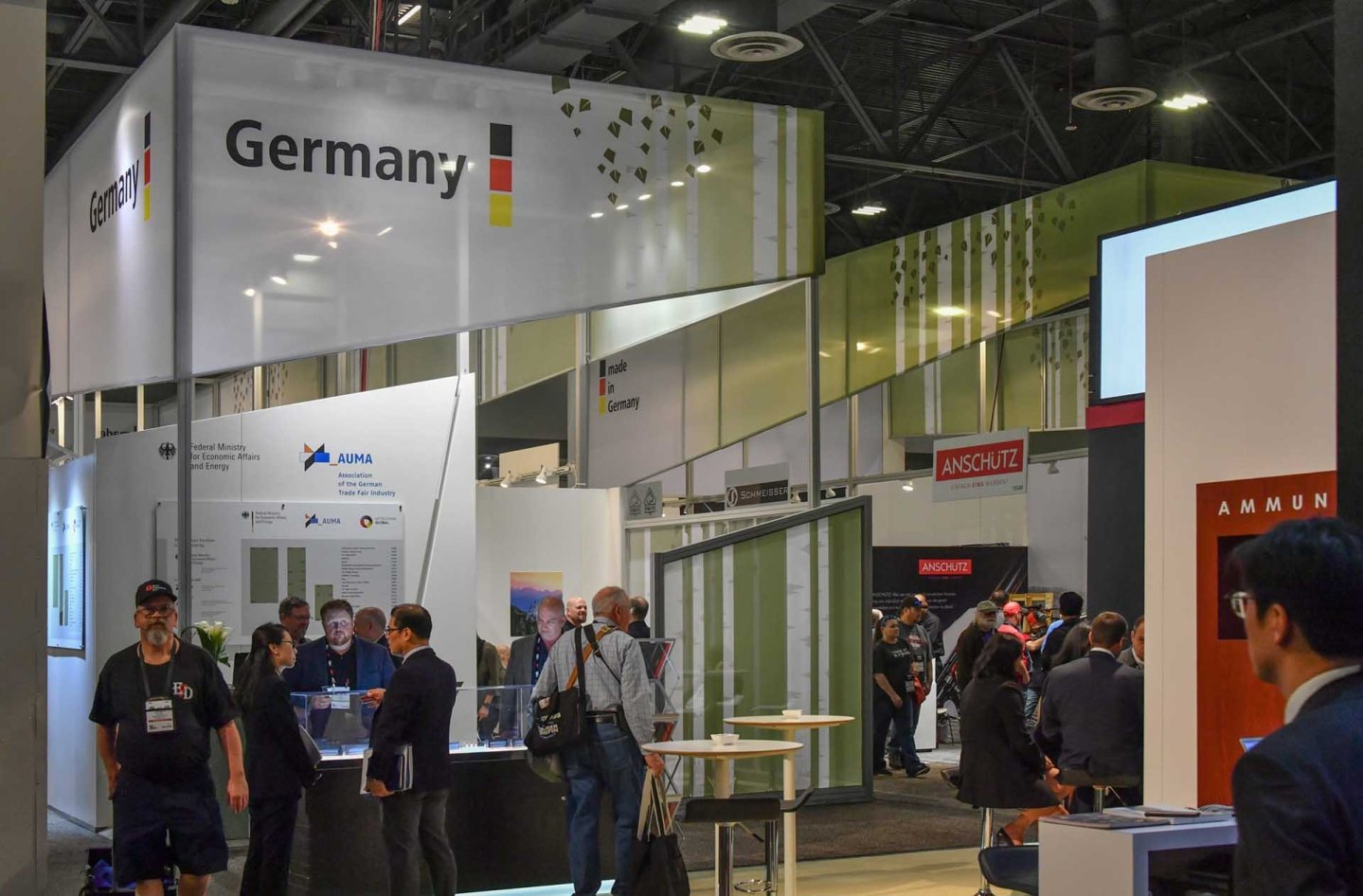Deutscher Pavillon auf der SHOT Show 2019.