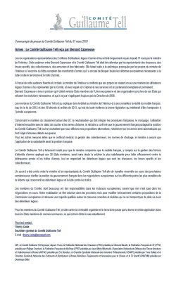 EU-Waffenverbot: Vorschlag aus Großbritannien von Vicky Ford Schreiben des Comité Guillaume Tell