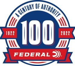 Federal Ammunition - Eine Zeitreise von 1922 bis 2022
Das Logo 100 Jahre Federal Ammunition