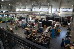 Blick in die Produktion bei EAW