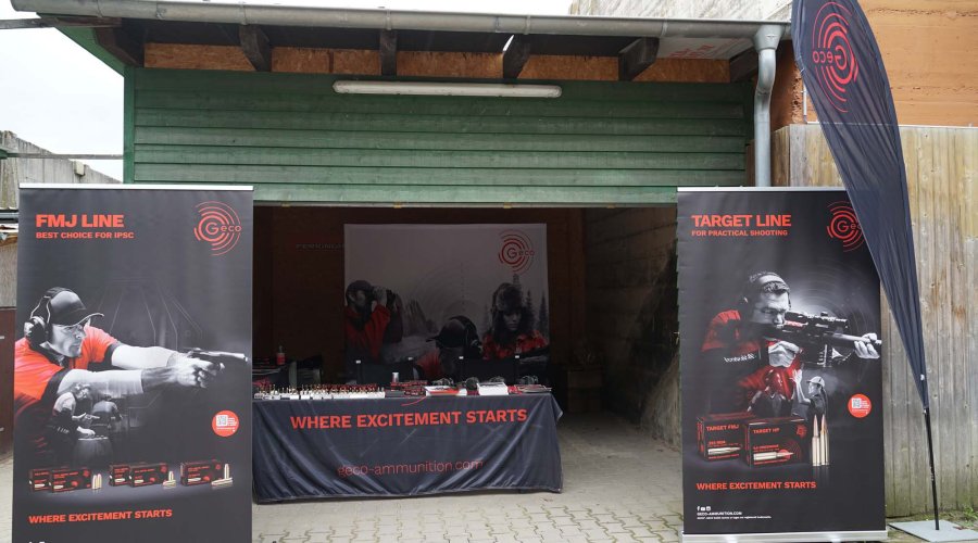 GECO Stand bei den GECO IPSC Masters 2022.