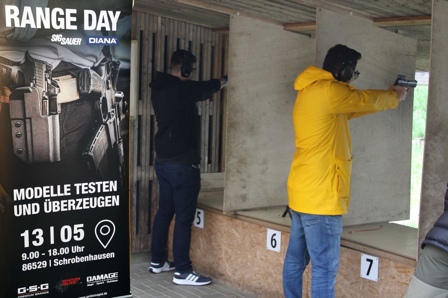 Beim SIG Sauer Range 2023 nahmen über 200 Besucher teil und schossen mit Waffen aus dem Portfolio von GSG.