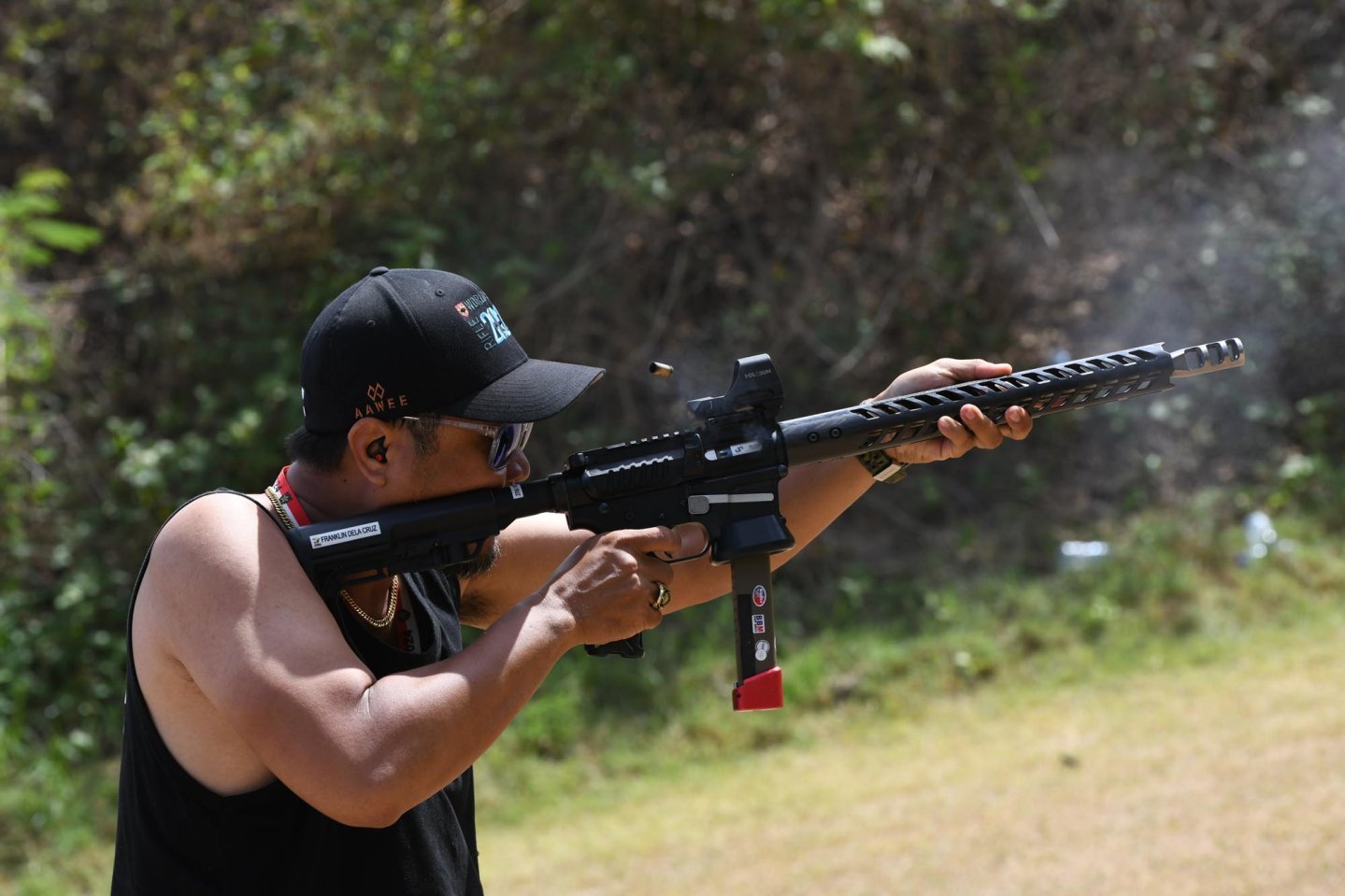 IPSC Australasia 2024: Matchbericht vom Wettkampf in allen Kurzwaffen-Divisionen sowie mit Pistolenkarabinern (PCC) auf Bali Schütze beim Australasia IPSC-Match mit PCC.