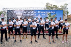 Abschlussbericht: Die Top-Ergebnisse von der IPSC European Handgun Championship 2023 in Griechenland Gruppenfoto des CZ-Teams bei der IPSC EM 2023 in Griechenland.