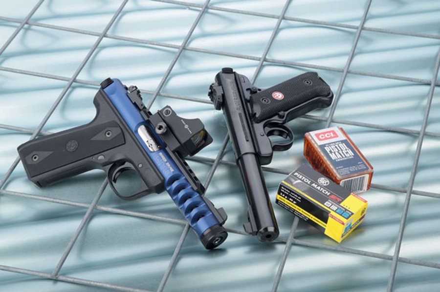 IPSC-Schießen – Handgun Divisions: Die Wahl der Waffen für die Klassen! Ruger Mark III Target und Ruger 22/45 Lite Blue in .22 l.r.