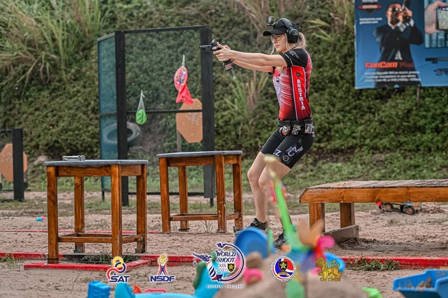Handgun World Shoot in Pattaya, Thailand 2022 – der Erlebnisbericht von OPEN-Schützin Samantha Wendel Samantha Wendel auf dem World Shoot in Thailand 2022.