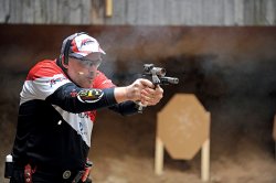 IPSC Handgun WM 2017 in Frankreich IPSC Schütze Saul Kirsch in der Open Division