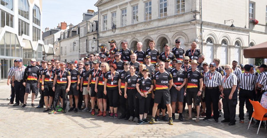 Eröffnungsfeier IPSC WM Kurzwaffe 2017 Deutsches Team bei der Eröffnung der IPSC WM 2017